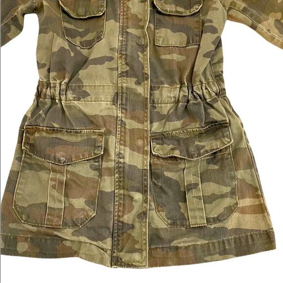 Hippie Laundry Vanilla Star Women’s Khaki Green Camo Anorak Jacket, Size Small - Picture 5 of 13